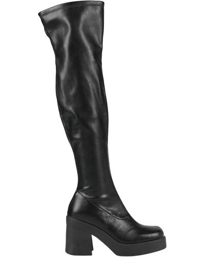 Steve Madden Knee Boots - Black