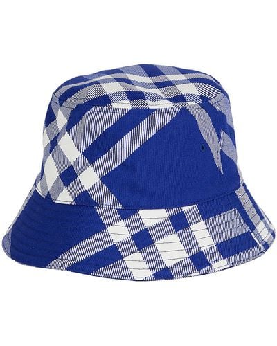 Burberry Hat Polyester, Wool - Blue