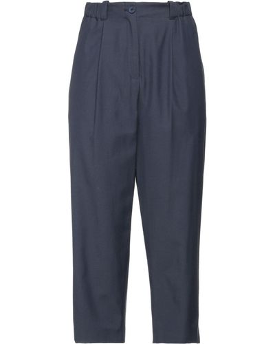 KENZO Cropped Trousers - Blue