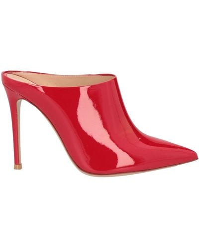 Gianvito Rossi Mules & Clogs Leather - Red