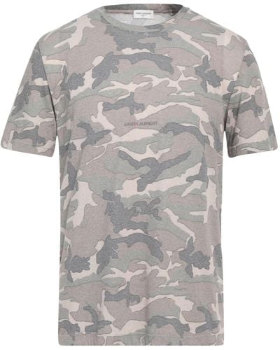 Saint Laurent T-shirts - Grau
