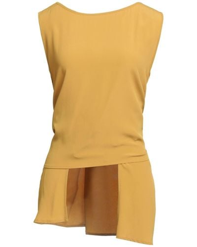 Erika Cavallini Semi Couture Top - Yellow