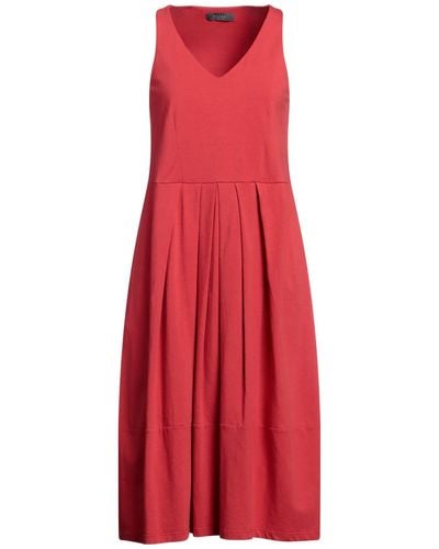 NEIRAMI Midi Dress - Red
