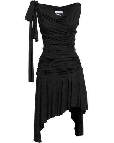 Blumarine Steel Midi Dress Viscose, Elastane - Black