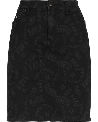 Karl Lagerfeld Denim Skirt - Black