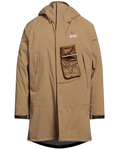 C.P. Company Overcoat & Trench Coat - Natural