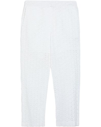 Rinascimento Cropped Pants - White