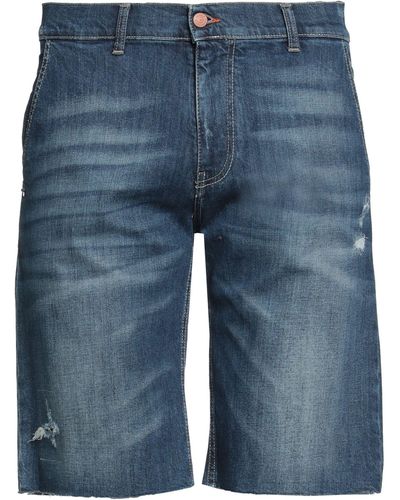 Daniele Alessandrini Shorts Jeans - Blu