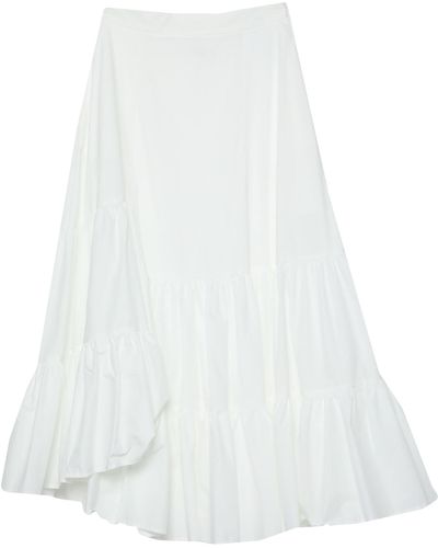 MM6 by Maison Martin Margiela Maxi Skirt Cotton - White