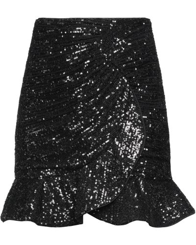 Self-Portrait Mini Skirt - Black
