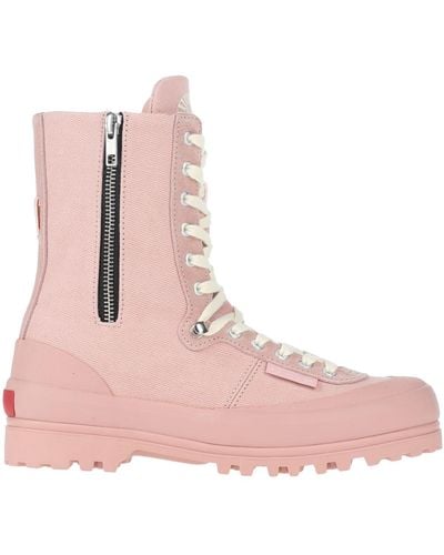 PAURA x SUPERGA Ankle Boots - Pink
