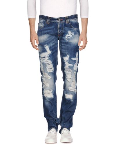 Philipp Plein Pantaloni Jeans - Blu
