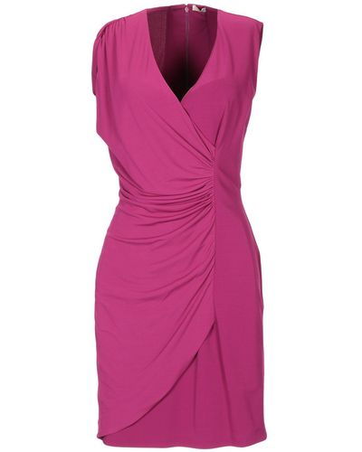 Roberto Cavalli Short Dress - Purple