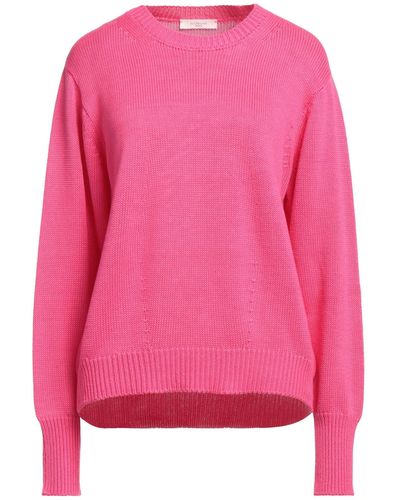 Zanone Fuchsia Sweater Cotton - Pink