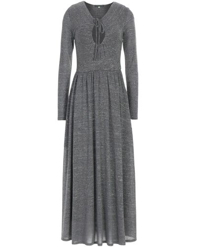 ALEXACHUNG Maxi Dress - Grey