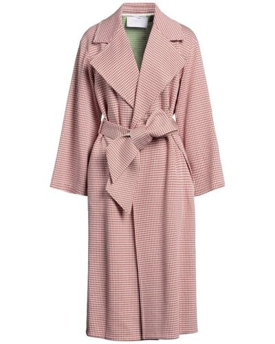 Harris Wharf London Overcoat & Trench Coat - Pink