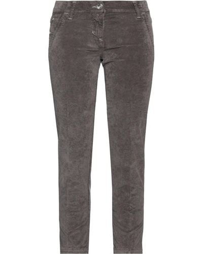 Jacob Coh?n Dark Trousers Cotton, Viscose, Elastane - Grey
