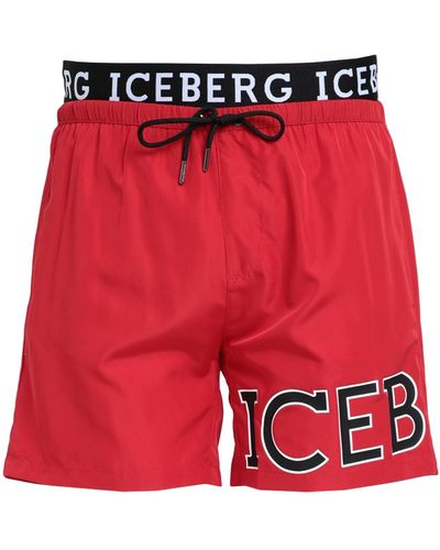 Iceberg Boxer Da Mare - Rosso