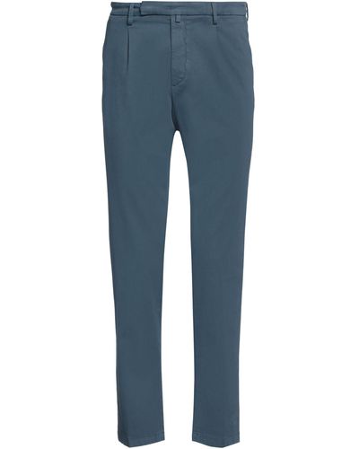 Briglia 1949 Slate Trousers Cotton, Elastane - Blue