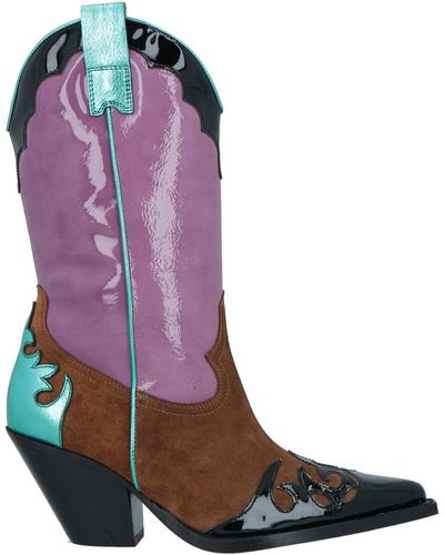Toral Ankle Boots - Purple
