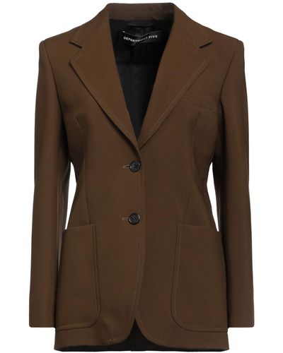 Department 5 Suit Jacket - Brown