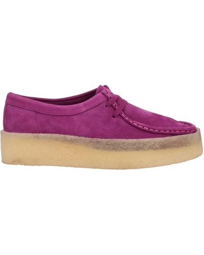Clarks Lace-up Shoes - Purple