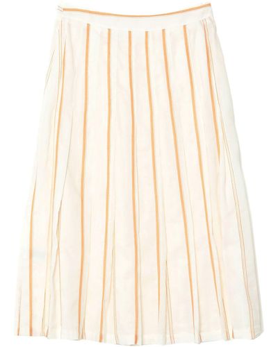 Alpha Studio Midi Skirt - White