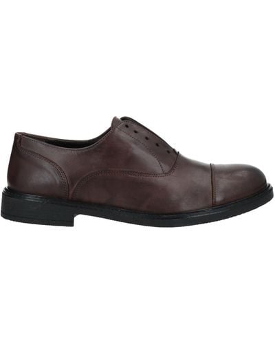 Grey Daniele Alessandrini Zapatos de cordones - Marrón