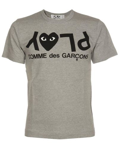 COMME DES GARÇONS PLAY T-shirts - Grau
