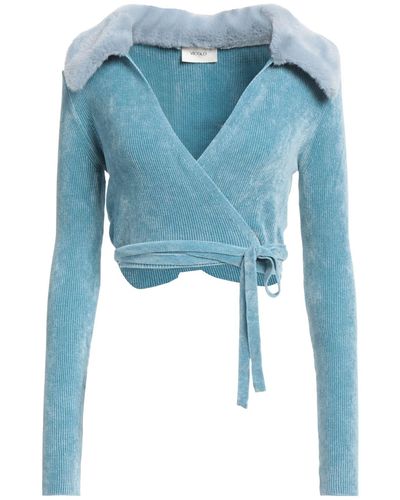 ViCOLO Wickelpullover - Blau