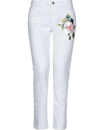 Blugirl Blumarine Pantalon en jean - Blanc