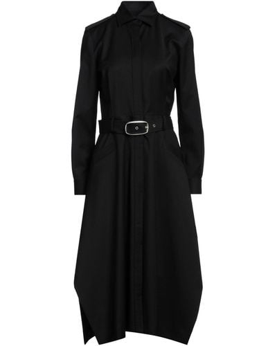 Barbara Bui Midi Dress Polyester, Wool, Elastane - Black