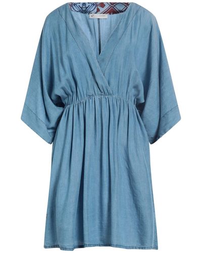CafeNoir Mini Dress - Blue