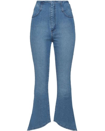 FEDERICA TOSI Pantalon en jean - Bleu