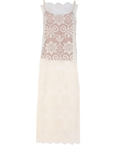 Erika Cavallini Semi Couture Top - Weiß