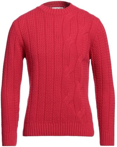 Grey Daniele Alessandrini Sweater - Red