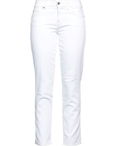 7 For All Mankind Pantalon en jean - Blanc