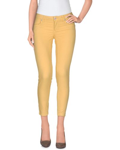 Siviglia Cropped Trousers - Yellow