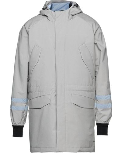 Historic Dove Overcoat & Trench Coat Cotton, Nylon, Polyester - Gray
