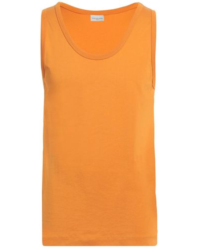 Dries Van Noten Camiseta de tirantes - Naranja