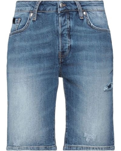 John Richmond Denim Shorts Cotton, Elastane - Blue