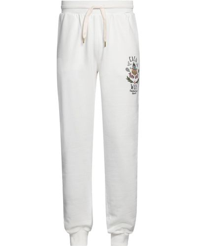 Casablanca Trousers Organic Cotton - White