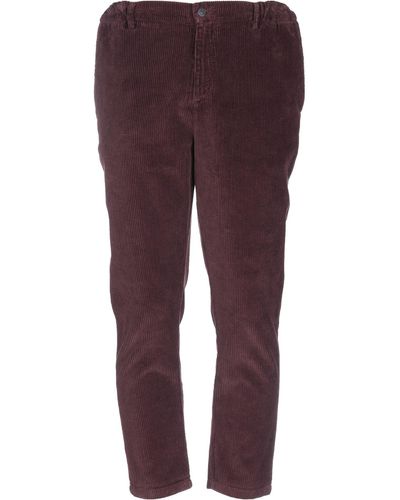 Grey Daniele Alessandrini Trouser - Purple