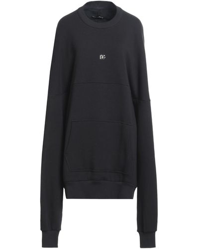 Dolce & Gabbana Sweatshirt Cotton, Elastane, Zamak - Black