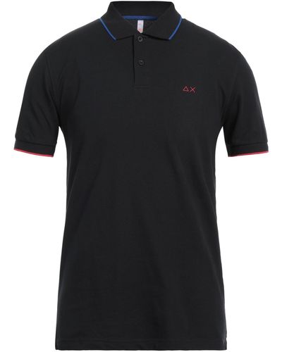 Sun 68 Polo Shirt - Black