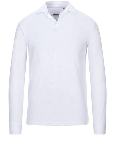 Grey Daniele Alessandrini Polo Shirt - White