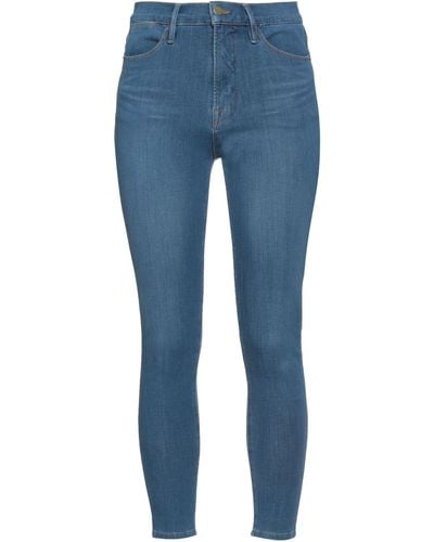 FRAME Pantalon en jean - Bleu