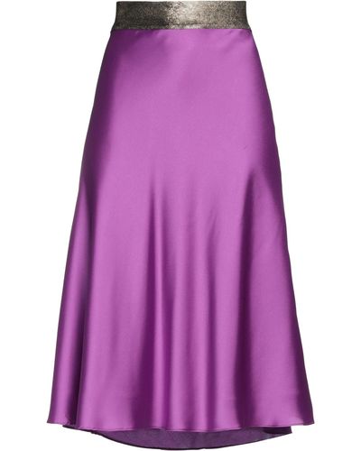 Hanita Midi Skirt - Purple
