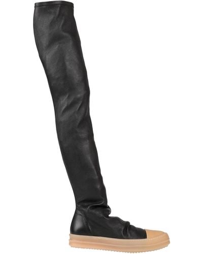 Rick Owens Knee Boots - White