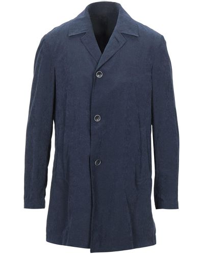 Domenico Tagliente Overcoat & Trench Coat - Blue